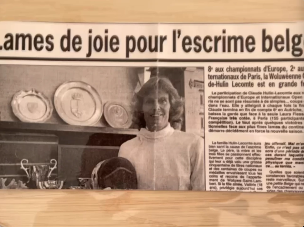 Article au titre Lames de joie pour l'escrime belge