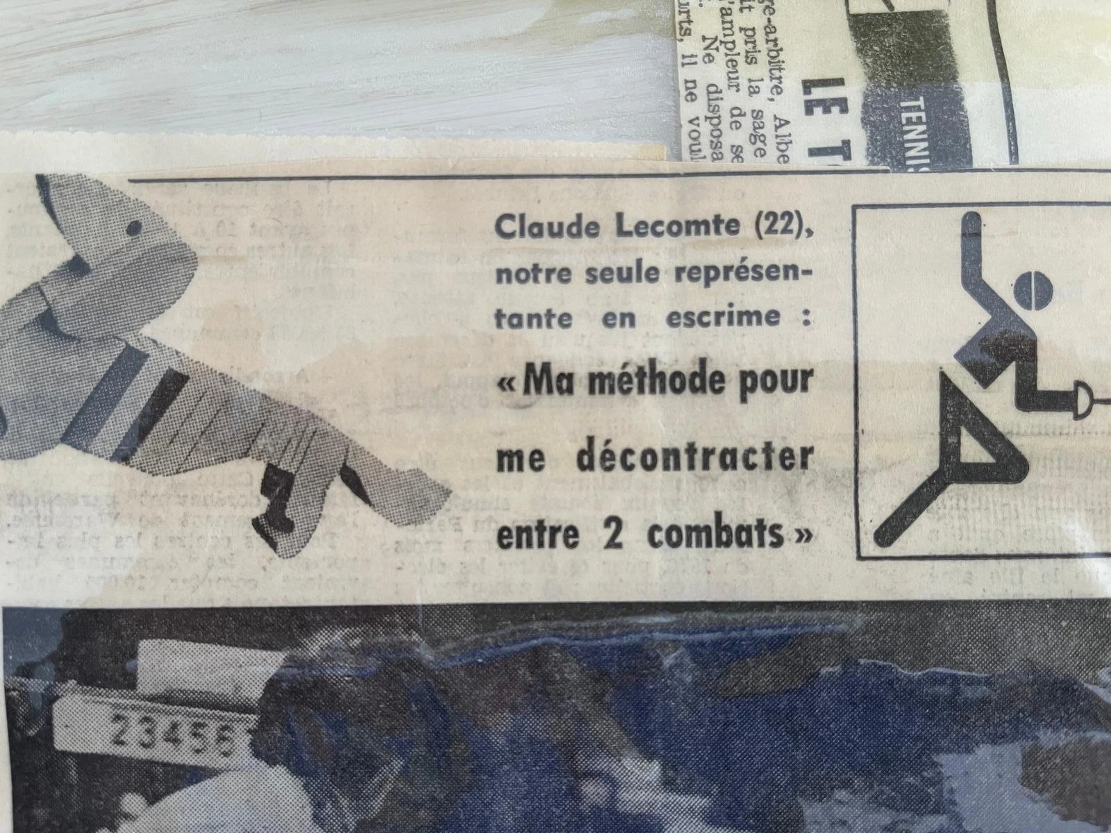 Article au titre Claude Lecomte (22), notre seule représentante en secrime : Ma méthode pour me décontracter entre 2 combats